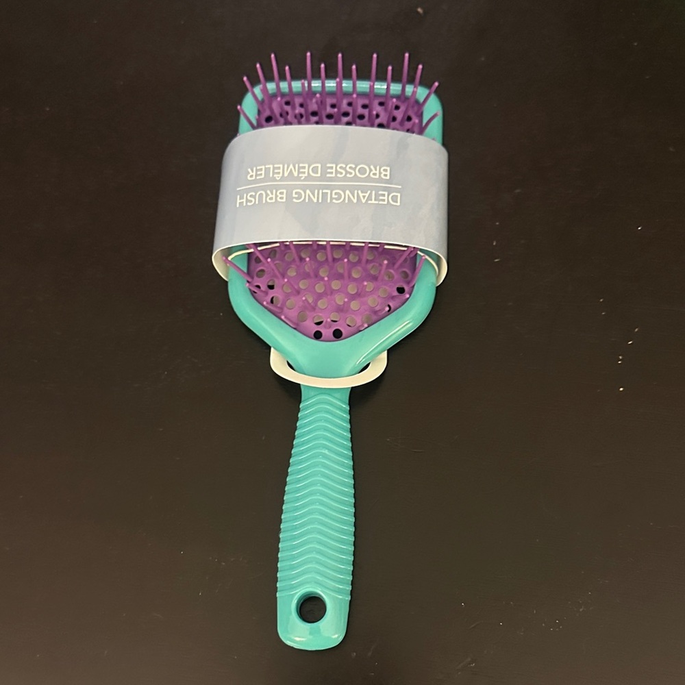 Purple & Teal Detangling Hair Brush